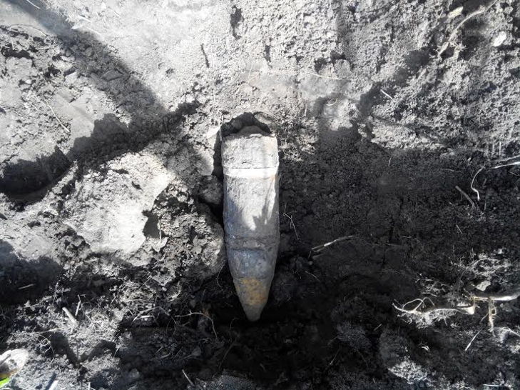 В Олександрійському районі знайшли снаряд - фото 1
