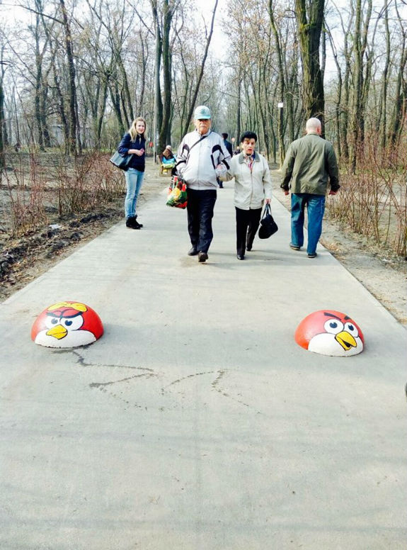 В одному з київських парків оселилися Angry Birds - фото 1