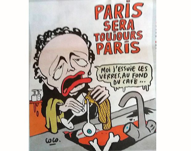 Charlie Hebdo випустив нові карикатури на терористів ІДІЛ - фото 2