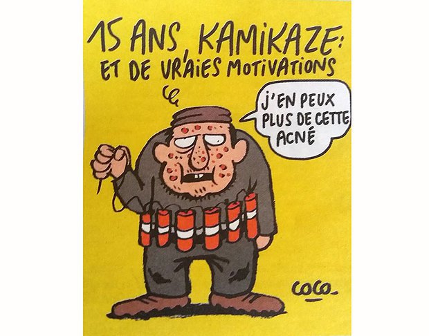 Charlie Hebdo випустив нові карикатури на терористів ІДІЛ - фото 4