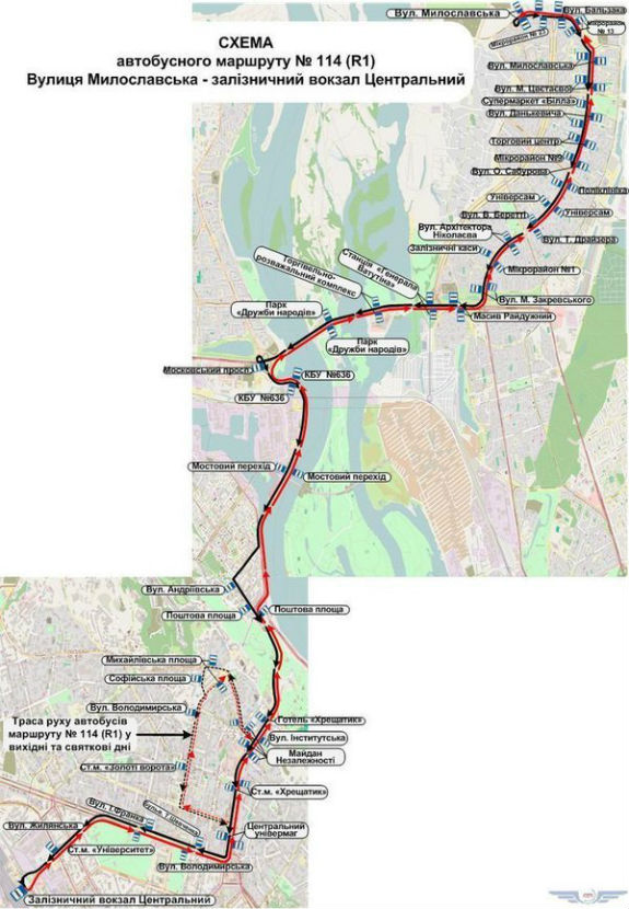 Зі столичної Троєщини до Центрального вокзалу пустили новий автобус (схема маршруту) - фото 1