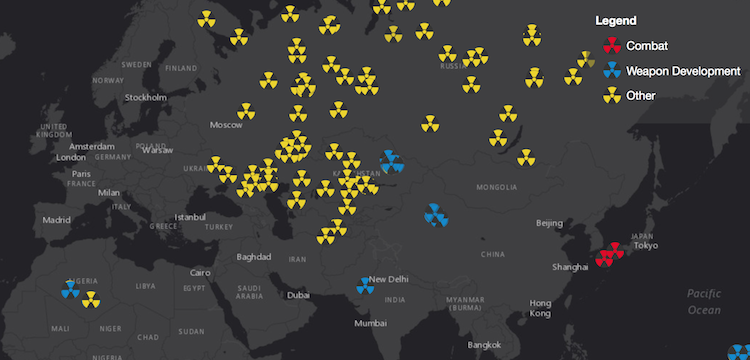 Дослідники створили карту всіх ядерних вибухів в світовій історії  - фото 1