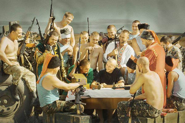 Бійці АТО пишуть листа Путіну (КАРТИНА) - фото 1
