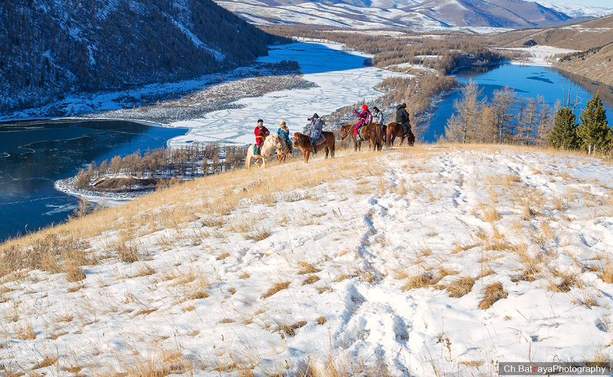 Як виглядає монгольська пустеля взимку  - фото 11
