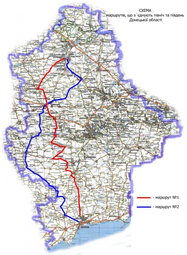 Карта дорог мариуполя