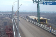 На новому мосту в Запоріжжі на два тижні…
