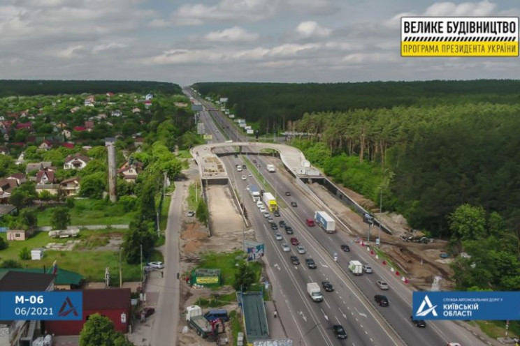 В мережі показали як будують естакаду на…