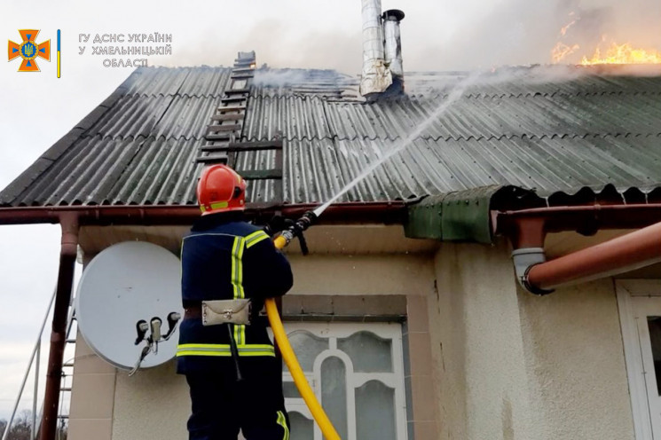 На Хмельниччині через підпал та несправн…