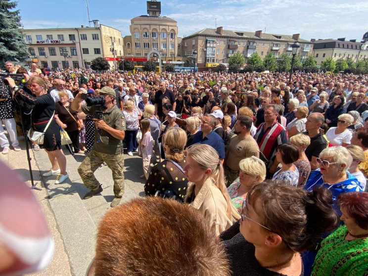 В Умані багато містян та мери інших міст…