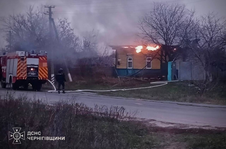 На Черниговщине из-за атаки дрона произо…