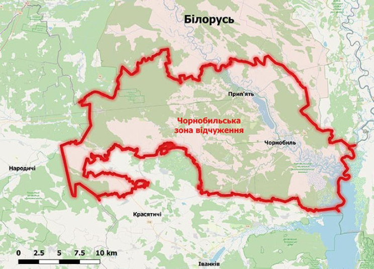 Президент зменшив межі Чорнобильського з…