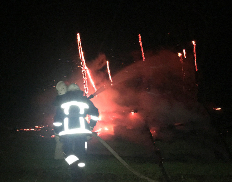 На Полтавщині пожежа вщент знищила госпо…